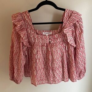 Emerson Fry Adelina Blouse- Rosey
